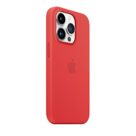 Apple szilikon tok - Szilikon MagSafe-val iPhone 14 Pro készülékhez (TERMÉK)VÖRÖS