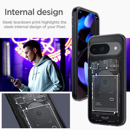 Spigen Ultra Hybrid - Étui pour Google Pixel 9 / 9 Pro (Zero One)