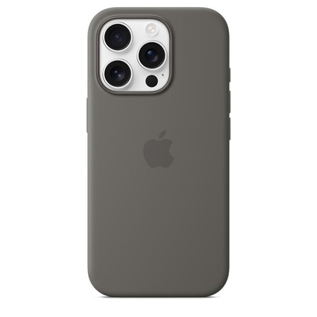 Apple Silikonhülle - Silikonhülle mit MagSafe für iPhone 16 Pro (Mountain Grey)