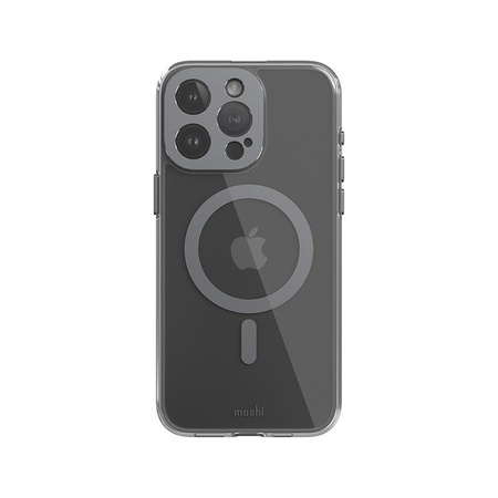 Moshi iGlaze MagSafe - Etui für iPhone 15 Pro Max (Meteorite Gray)
