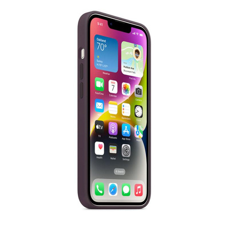Apple Silicone Case - Silikonowe etui z MagSafe do iPhone 14 (jagodowy)
