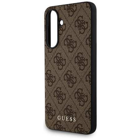 Guess 4G Metal Gold Logo - Hülle für Samsung Galaxy A36 5G (braun)