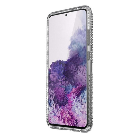 Speck Presidio Perfect-Clear with Grips - Étui pour Samsung Galaxy S20 Ultra avec revêtement MICROBAN (transparent/transparent)