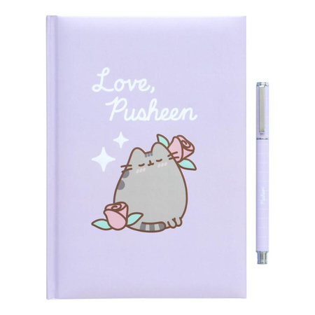 Pusheen - Set quaderno A5 + penna della collezione Moments