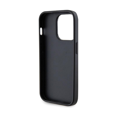 Guess 4G Strass Metall Logo - iPhone 15 Pro Max Tasche (schwarz)