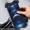 USAMS US-ZJ064 - Universal bike mount for smartphones (black)