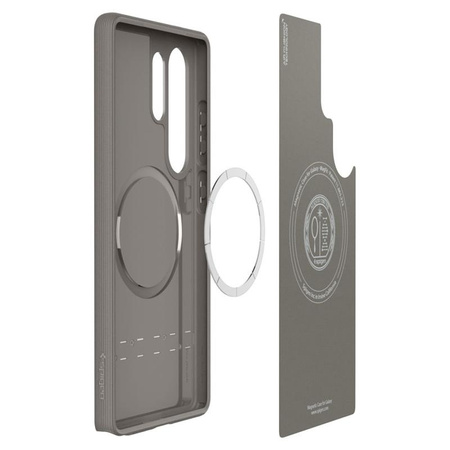 Spigen Parallax Mag MagSafe - Case for Samsung Galaxy S25 Ultra (Ash Grey)