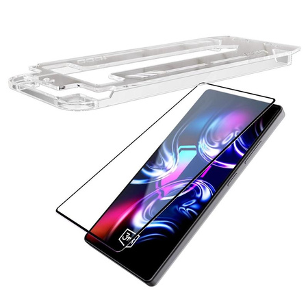 SZKŁO HARTOWANE 3MK DO IPHONE 16 PRO | 17 Z RAMKĄ SZYBKA OCHRONNA EKRAN 9H