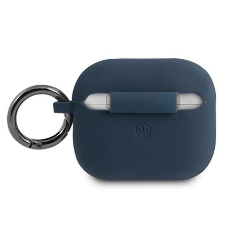 US Polo Assn szilikon logó - Airpods 3 tok (tengerészkék)