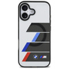 BMW M IML Metal Buttons Tricolor Lines MagSafe - Hülle iPhone 17 (anthrazit)