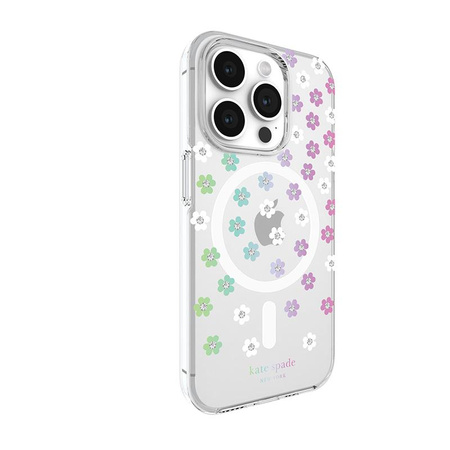 Kate Spade New York védő MagSafe - iPhone 15 Pro tok (szétszórt virágok)