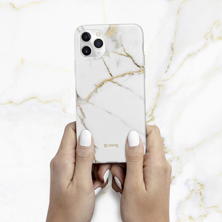 Crong márvány tok - iPhone 11 Pro tok (fehér)