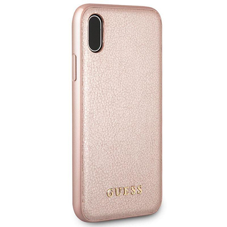 Guess Iridescent - iPhone Xs / X Case (rose gold)