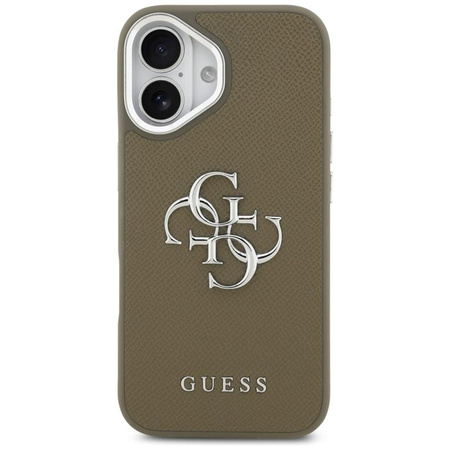 Guess Grained Big 4G Classic Logo - Hülle iPhone 17 (braun)