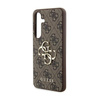 Guess 4G Big Metal Logo - Étui Samsung Galaxy A55 5G (marron)