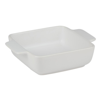 Alpina - Ceramic square ovenproof dish 21x15.8x5.8 cm (white)