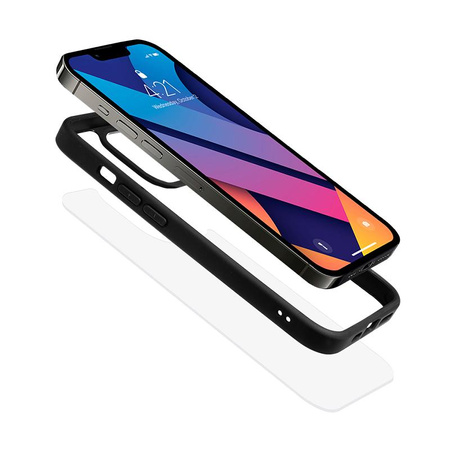 Crong Clear Cover - iPhone 13 Pro Max tok (fekete)