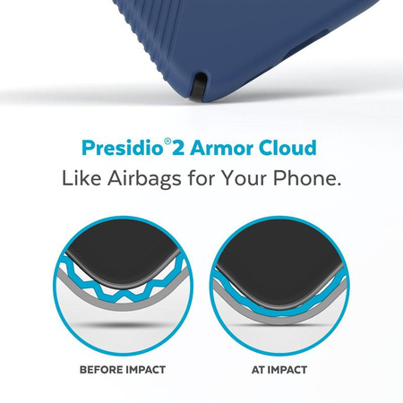 Speck Presidio2 Grip - protiskluzové pouzdro pro Samsung Galaxy S23+ (Coastal Blue/Black)