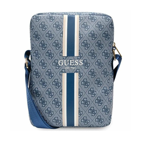 Guess 4G Stripes Tablet Bag - 10" Tablettentasche (Blau)