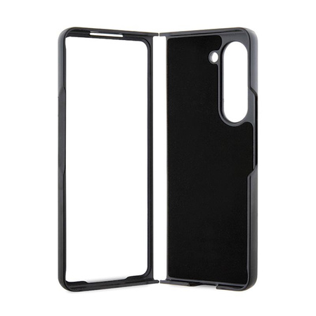 Karl Lagerfeld NFT Saffiano Karl & Choupette Pin - Samsung Galaxy Z Fold 5 Tasche (schwarz)
