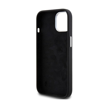 BMW Signature Liquid Silicone MagSafe - Case for iPhone 15 Plus (Black)