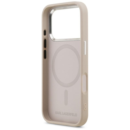 ETUI DO IPHONE 17 PRO MAX do MAGSAFE KARL LAGERFELD ORYGINALNE RÓŻOWE MODNE