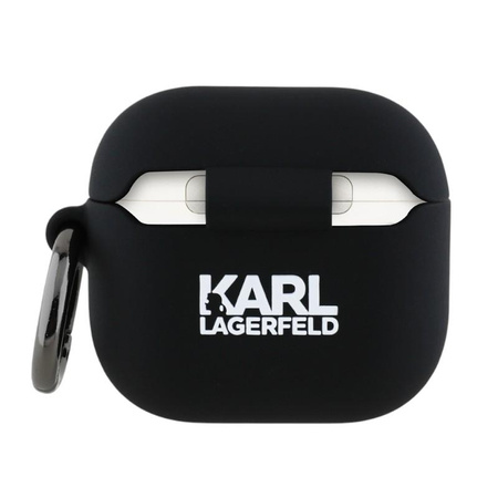 Karl Lagerfeld Silicone Choupette Head 3D - AirPods 4 Hülle (schwarz)