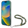 Guess IML Glitter With Pearl Strap MagSafe - iPhone 16 Pro Max Case (green)