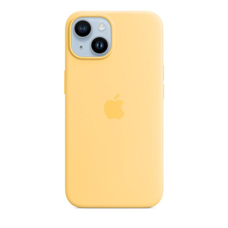 Apple Silicone Case - Coque en silicone avec MagSafe pour iPhone 14 (jaune pâle)