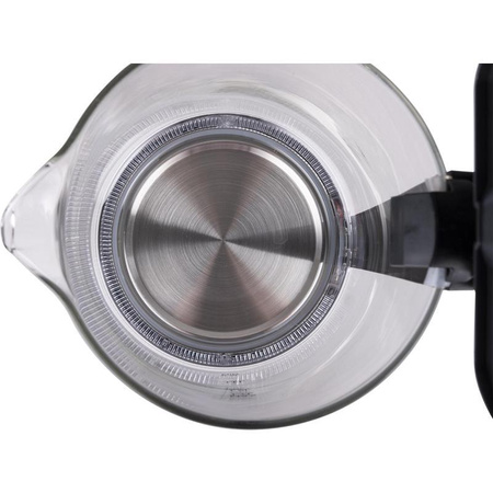 Alpina - Elektrischer Wasserkocher aus Glas mit LED-Beleuchtung 1,7 L 2200 W