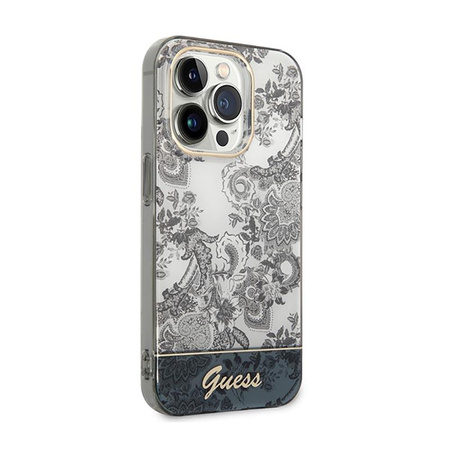 Guess Porcelain Collection - iPhone 14 Pro Case (gray)