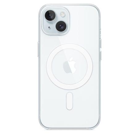 Apple Clear Case - Étui MagSafe pour iPhone 15 (transparent)