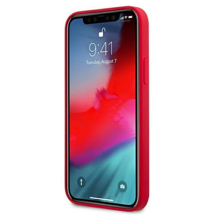 Silikonové pouzdro Karl Lagerfeld Choupette Head - iPhone 12 Pro Max (červené)