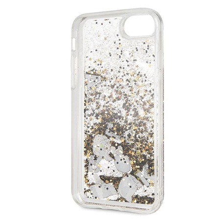 Karl Lagerfeld Glitter Liquid Floatting Charms - iPhone SE 2020 / 8 / 7 Hülle (Floatting Charms)