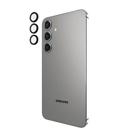 Case-Mate Aluminum Ring Lens Protector - ochranné sklo pro objektiv fotoaparátu Samsung Galaxy S24+ (černé)