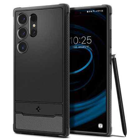 Spigen Rugged Armor - pouzdro pro Samsung Galaxy S24 Ultra (matně černé)