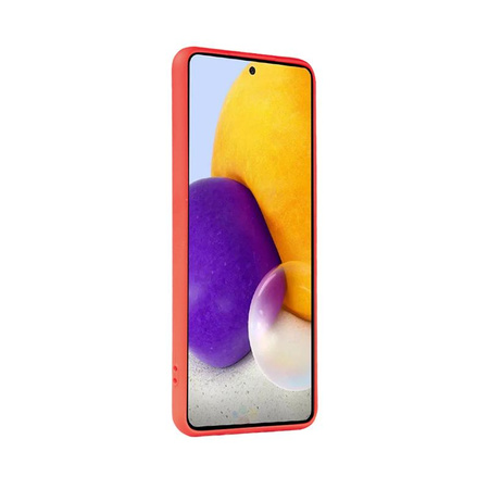 Crong Color Cover - Étui Samsung Galaxy A72 (rouge)