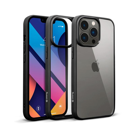 Crong Clear Cover - iPhone 13 Pro Case (black)