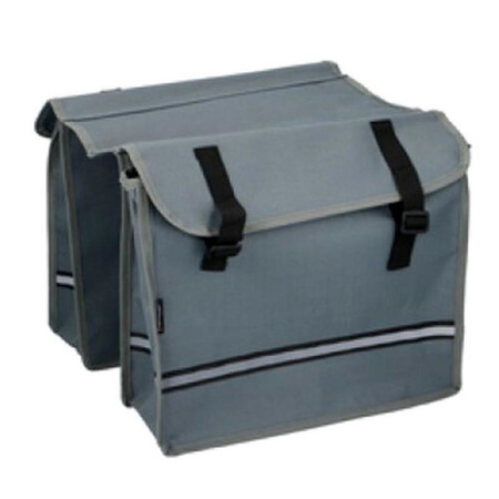 Dunlop - Fahrradträger Tasche / Gepäckträger groß 26 l (Grau)