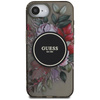 Guess IML Flowers MagSafe - Case for iPhone 16e (black)