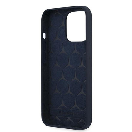 Mercedes Silicone Line - pouzdro pro iPhone 13 Pro Max (námořnická modrá)