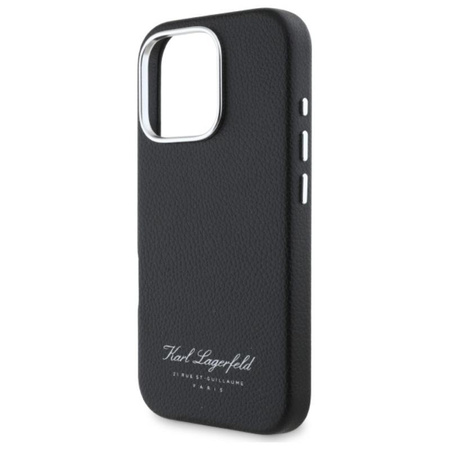 Karl Lagerfeld Hotel RSG - iPhone 16 Pro Tasche (schwarz)