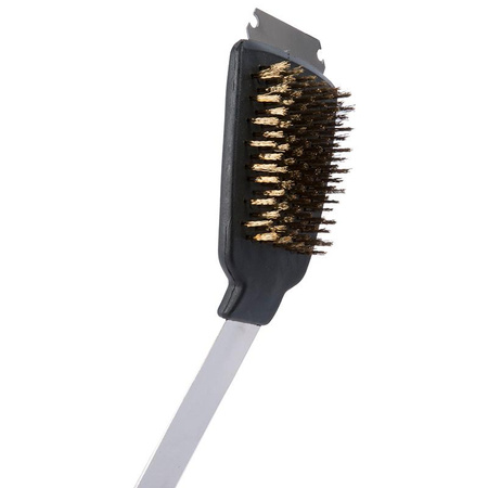 BBQ - brosse de nettoyage de grill 2en1 brosse et grattoir