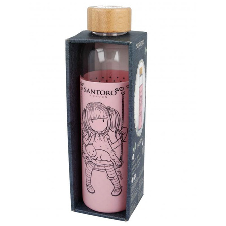 Santoro Gorjuss - Bouteille d'eau en verre 585 ml