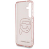 Karl Lagerfeld Rhinestones Karl Head Logo - Samsung Galaxy S25 Case (pink)