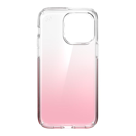 Speck Presidio Perfect-Clear + Ombre - iPhone 14 Pro Max Hülle mit MICROBAN Beschichtung (Klar / Vintage Rose Fade)