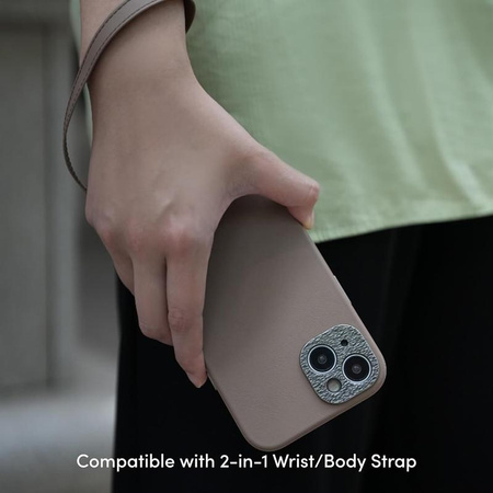 Moshi Napa MagSafe - Leather Case for iPhone 15 Pro Max (Midnight Black)