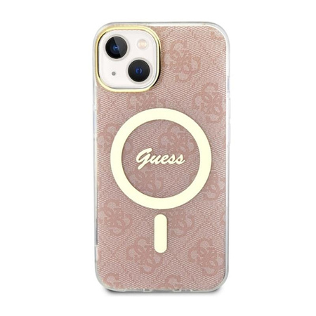Guess 4G MagSafe - Case for iPhone 14 Plus (Pink)