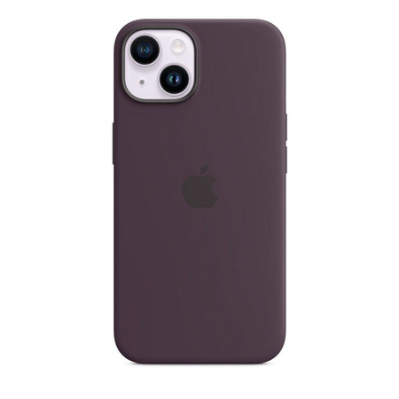 Apple Silicone Case - Silikonowe etui z MagSafe do iPhone 14 (jagodowy)