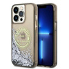 Karl Lagerfeld Liquid Glitter Round RSG Logo Case - iPhone 14 Pro Max tok (fekete)